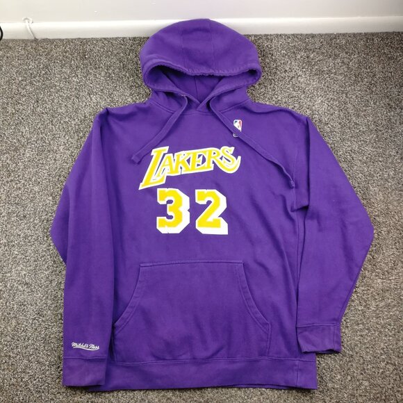Mitchell & Ness Other - Magic Johnson Hoodie Sweatshirt Jersey Los Angeles Lakers Mitchell Ness Mens L